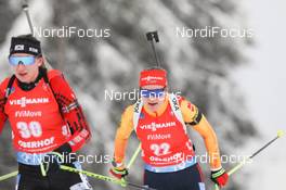 17.01.2021, Oberhof, Germany (GER): Janina Hettich (GER) -  IBU World Cup Biathlon, mass women, Oberhof (GER). www.nordicfocus.com. © Manzoni/NordicFocus. Every downloaded picture is fee-liable.