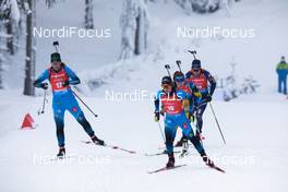 17.01.2021, Oberhof, Germany (GER): Anais Bescond (FRA), Anais Chevalier-Bouchet (FRA), (l-r) -  IBU World Cup Biathlon, mass women, Oberhof (GER). www.nordicfocus.com. © Manzoni/NordicFocus. Every downloaded picture is fee-liable.