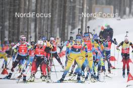 17.01.2021, Oberhof, Germany (GER): Tiril Eckhoff (NOR), Elvira Oeberg (SWE) -  IBU World Cup Biathlon, mass women, Oberhof (GER). www.nordicfocus.com. © Manzoni/NordicFocus. Every downloaded picture is fee-liable.