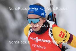 17.01.2021, Oberhof, Germany (GER): Franziska Preuss (GER) -  IBU World Cup Biathlon, mass women, Oberhof (GER). www.nordicfocus.com. © Manzoni/NordicFocus. Every downloaded picture is fee-liable.