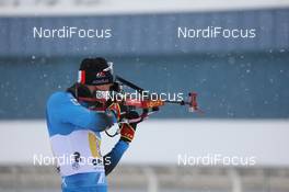 15.01.2021, Oberhof, Germany (GER): Simon Desthieux (FRA) -  IBU World Cup Biathlon, relay men, Oberhof (GER). www.nordicfocus.com. © Manzoni/NordicFocus. Every downloaded picture is fee-liable.