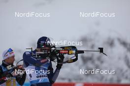 15.01.2021, Oberhof, Germany (GER): Dominik Windisch (ITA) -  IBU World Cup Biathlon, relay men, Oberhof (GER). www.nordicfocus.com. © Manzoni/NordicFocus. Every downloaded picture is fee-liable.