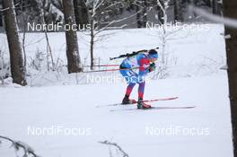 15.01.2021, Oberhof, Germany (GER): Matvey Eliseev (RUS) -  IBU World Cup Biathlon, relay men, Oberhof (GER). www.nordicfocus.com. © Manzoni/NordicFocus. Every downloaded picture is fee-liable.