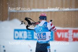 15.01.2021, Oberhof, Germany (GER): Sean Doherty (USA) -  IBU World Cup Biathlon, relay men, Oberhof (GER). www.nordicfocus.com. © Manzoni/NordicFocus. Every downloaded picture is fee-liable.