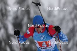 15.01.2021, Oberhof, Germany (GER): Kirill Streltsov (RUS) -  IBU World Cup Biathlon, relay men, Oberhof (GER). www.nordicfocus.com. © Manzoni/NordicFocus. Every downloaded picture is fee-liable.