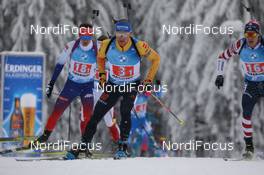 15.01.2021, Oberhof, Germany (GER): Erik Lesser (GER), Leif Nordgren (USA), (l-r) -  IBU World Cup Biathlon, relay men, Oberhof (GER). www.nordicfocus.com. © Manzoni/NordicFocus. Every downloaded picture is fee-liable.