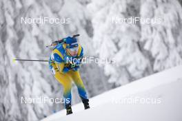 15.01.2021, Oberhof, Germany (GER): Martin Ponsiluoma (SWE) -  IBU World Cup Biathlon, relay men, Oberhof (GER). www.nordicfocus.com. © Manzoni/NordicFocus. Every downloaded picture is fee-liable.