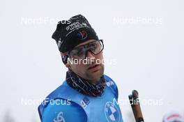 15.01.2021, Oberhof, Germany (GER): Simon Desthieux (FRA) -  IBU World Cup Biathlon, relay men, Oberhof (GER). www.nordicfocus.com. © Manzoni/NordicFocus. Every downloaded picture is fee-liable.