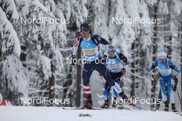 15.01.2021, Oberhof, Germany (GER): Paul Schommer (USA), Robert Heldna (EST), Jaakko Ranta (FIN), (l-r) -  IBU World Cup Biathlon, relay men, Oberhof (GER). www.nordicfocus.com. © Manzoni/NordicFocus. Every downloaded picture is fee-liable.