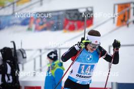 15.01.2021, Oberhof, Germany (GER): Adam Runnalls (CAN) -  IBU World Cup Biathlon, relay men, Oberhof (GER). www.nordicfocus.com. © Manzoni/NordicFocus. Every downloaded picture is fee-liable.