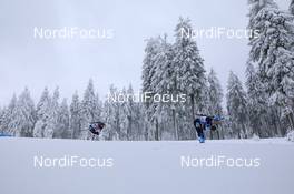 15.01.2021, Oberhof, Germany (GER): Leif Nordgren (USA), Rene Zahkna (EST), (l-r) -  IBU World Cup Biathlon, relay men, Oberhof (GER). www.nordicfocus.com. © Manzoni/NordicFocus. Every downloaded picture is fee-liable.