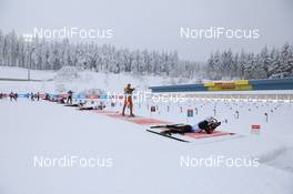15.01.2021, Oberhof, Germany (GER): Event Feature: -  IBU World Cup Biathlon, relay men, Oberhof (GER). www.nordicfocus.com. © Manzoni/NordicFocus. Every downloaded picture is fee-liable.