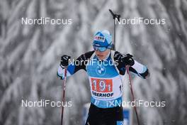 15.01.2021, Oberhof, Germany (GER): Rene Zahkna (EST) -  IBU World Cup Biathlon, relay men, Oberhof (GER). www.nordicfocus.com. © Manzoni/NordicFocus. Every downloaded picture is fee-liable.