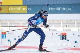 15.01.2021, Oberhof, Germany (GER): Dominik Windisch (ITA) -  IBU World Cup Biathlon, relay men, Oberhof (GER). www.nordicfocus.com. © Manzoni/NordicFocus. Every downloaded picture is fee-liable.