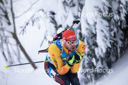 15.01.2021, Oberhof, Germany (GER): Arnd Peiffer (GER) -  IBU World Cup Biathlon, relay men, Oberhof (GER). www.nordicfocus.com. © Manzoni/NordicFocus. Every downloaded picture is fee-liable.