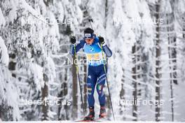 15.01.2021, Oberhof, Germany (GER): Tommaso Giacomel (ITA) -  IBU World Cup Biathlon, relay men, Oberhof (GER). www.nordicfocus.com. © Manzoni/NordicFocus. Every downloaded picture is fee-liable.