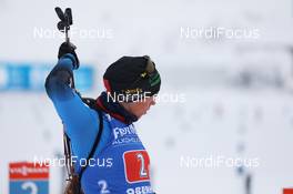 16.01.2021, Oberhof, Germany (GER): Anais Bescond (FRA) -  IBU World Cup Biathlon, relay women, Oberhof (GER). www.nordicfocus.com. © Manzoni/NordicFocus. Every downloaded picture is fee-liable.