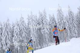 16.01.2021, Oberhof, Germany (GER): Mona Brorsson (SWE), Vanessa Hinz (GER), (l-r) -  IBU World Cup Biathlon, relay women, Oberhof (GER). www.nordicfocus.com. © Manzoni/NordicFocus. Every downloaded picture is fee-liable.