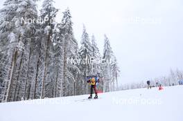 16.01.2021, Oberhof, Germany (GER): Vanessa Hinz (GER), Mona Brorsson (SWE), (l-r) -  IBU World Cup Biathlon, relay women, Oberhof (GER). www.nordicfocus.com. © Manzoni/NordicFocus. Every downloaded picture is fee-liable.