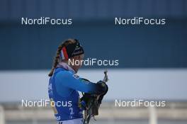16.01.2021, Oberhof, Germany (GER): Justine Braisaz-Bouchet (FRA) -  IBU World Cup Biathlon, relay women, Oberhof (GER). www.nordicfocus.com. © Manzoni/NordicFocus. Every downloaded picture is fee-liable.