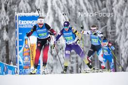16.01.2021, Oberhof, Germany (GER): Ida Lien (NOR), Yuliia Dzhima (UKR), Jessica Jislova (CZE), (l-r) -  IBU World Cup Biathlon, relay women, Oberhof (GER). www.nordicfocus.com. © Manzoni/NordicFocus. Every downloaded picture is fee-liable.