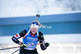 16.01.2021, Oberhof, Germany (GER): Sarah Beaudry (CAN) -  IBU World Cup Biathlon, relay women, Oberhof (GER). www.nordicfocus.com. © Manzoni/NordicFocus. Every downloaded picture is fee-liable.