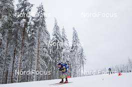 16.01.2021, Oberhof, Germany (GER): Darya Blashko (UKR) -  IBU World Cup Biathlon, relay women, Oberhof (GER). www.nordicfocus.com. © Manzoni/NordicFocus. Every downloaded picture is fee-liable.