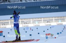 16.01.2021, Oberhof, Germany (GER): Elena Kruchinkina (BLR) -  IBU World Cup Biathlon, relay women, Oberhof (GER). www.nordicfocus.com. © Manzoni/NordicFocus. Every downloaded picture is fee-liable.