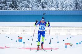 16.01.2021, Oberhof, Germany (GER): Elena Kruchinkina (BLR) -  IBU World Cup Biathlon, relay women, Oberhof (GER). www.nordicfocus.com. © Manzoni/NordicFocus. Every downloaded picture is fee-liable.