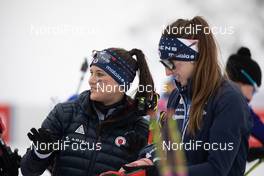 16.01.2021, Oberhof, Germany (GER): Joanne Reid (USA), Deedra Irwin (USA), (l-r) -  IBU World Cup Biathlon, relay women, Oberhof (GER). www.nordicfocus.com. © Manzoni/NordicFocus. Every downloaded picture is fee-liable.