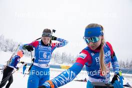 16.01.2021, Oberhof, Germany (GER): Evgeniya Pavlova (RUS) -  IBU World Cup Biathlon, relay women, Oberhof (GER). www.nordicfocus.com. © Manzoni/NordicFocus. Every downloaded picture is fee-liable.