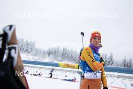 16.01.2021, Oberhof, Germany (GER): Denise Herrmann (GER) -  IBU World Cup Biathlon, relay women, Oberhof (GER). www.nordicfocus.com. © Manzoni/NordicFocus. Every downloaded picture is fee-liable.