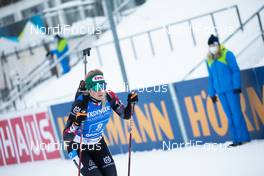 16.01.2021, Oberhof, Germany (GER): Lisa Theresa Hauser (AUT) -  IBU World Cup Biathlon, relay women, Oberhof (GER). www.nordicfocus.com. © Manzoni/NordicFocus. Every downloaded picture is fee-liable.