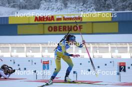 16.01.2021, Oberhof, Germany (GER): Hanna Oeberg (SWE) -  IBU World Cup Biathlon, relay women, Oberhof (GER). www.nordicfocus.com. © Manzoni/NordicFocus. Every downloaded picture is fee-liable.