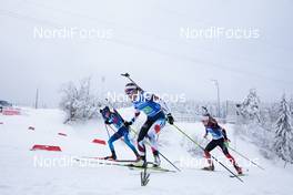 16.01.2021, Oberhof, Germany (GER): Selina Gasparin (SUI), Jessica Jislova (CZE), Emma Lunder (CAN), (l-r) -  IBU World Cup Biathlon, relay women, Oberhof (GER). www.nordicfocus.com. © Manzoni/NordicFocus. Every downloaded picture is fee-liable.