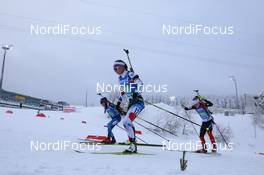 16.01.2021, Oberhof, Germany (GER): Selina Gasparin (SUI), Jessica Jislova (CZE), Emma Lunder (CAN), (l-r) -  IBU World Cup Biathlon, relay women, Oberhof (GER). www.nordicfocus.com. © Manzoni/NordicFocus. Every downloaded picture is fee-liable.