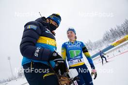 16.01.2021, Oberhof, Germany (GER): Jean Marc Chabloz (SUI), coach Team Sweden, Linn Persson (SWE), (l-r) -  IBU World Cup Biathlon, relay women, Oberhof (GER). www.nordicfocus.com. © Manzoni/NordicFocus. Every downloaded picture is fee-liable.