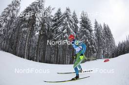 13.01.2021, Oberhof, Germany (GER): Rok Trsan (SLO) -  IBU World Cup Biathlon, sprint men, Oberhof (GER). www.nordicfocus.com. © Manzoni/NordicFocus. Every downloaded picture is fee-liable.