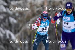 13.01.2021, Oberhof, Germany (GER): Leif Nordgren (USA) -  IBU World Cup Biathlon, sprint men, Oberhof (GER). www.nordicfocus.com. © Manzoni/NordicFocus. Every downloaded picture is fee-liable.