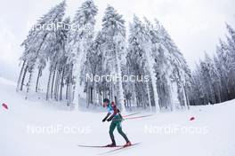 13.01.2021, Oberhof, Germany (GER): Karol Dombrovski (LTU) -  IBU World Cup Biathlon, sprint men, Oberhof (GER). www.nordicfocus.com. © Manzoni/NordicFocus. Every downloaded picture is fee-liable.
