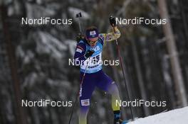 13.01.2021, Oberhof, Germany (GER): Anton Dudchenko (UKR) -  IBU World Cup Biathlon, sprint men, Oberhof (GER). www.nordicfocus.com. © Manzoni/NordicFocus. Every downloaded picture is fee-liable.