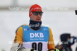 13.01.2021, Oberhof, Germany (GER): Johannes Kuehn (GER) -  IBU World Cup Biathlon, sprint men, Oberhof (GER). www.nordicfocus.com. © Manzoni/NordicFocus. Every downloaded picture is fee-liable.