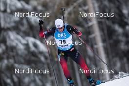 13.01.2021, Oberhof, Germany (GER): Erlend Bjoentegaard (NOR) -  IBU World Cup Biathlon, sprint men, Oberhof (GER). www.nordicfocus.com. © Manzoni/NordicFocus. Every downloaded picture is fee-liable.
