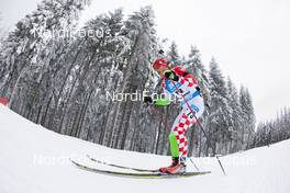 13.01.2021, Oberhof, Germany (GER): Kresimir Crnkovic (CRO) -  IBU World Cup Biathlon, sprint men, Oberhof (GER). www.nordicfocus.com. © Manzoni/NordicFocus. Every downloaded picture is fee-liable.