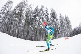 13.01.2021, Oberhof, Germany (GER): Rok Trsan (SLO) -  IBU World Cup Biathlon, sprint men, Oberhof (GER). www.nordicfocus.com. © Manzoni/NordicFocus. Every downloaded picture is fee-liable.