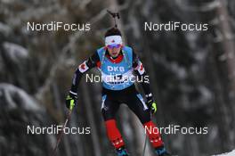 13.01.2021, Oberhof, Germany (GER): Trevor Kiers (CAN) -  IBU World Cup Biathlon, sprint men, Oberhof (GER). www.nordicfocus.com. © Manzoni/NordicFocus. Every downloaded picture is fee-liable.