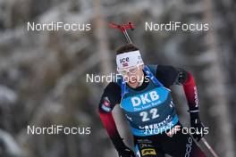 13.01.2021, Oberhof, Germany (GER): Sturla Holm Laegreid (NOR) -  IBU World Cup Biathlon, sprint men, Oberhof (GER). www.nordicfocus.com. © Manzoni/NordicFocus. Every downloaded picture is fee-liable.