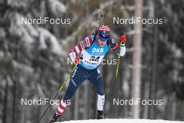 13.01.2021, Oberhof, Germany (GER): Leif Nordgren (USA) -  IBU World Cup Biathlon, sprint men, Oberhof (GER). www.nordicfocus.com. © Manzoni/NordicFocus. Every downloaded picture is fee-liable.