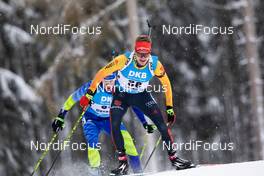 13.01.2021, Oberhof, Germany (GER): Benedikt Doll (GER) -  IBU World Cup Biathlon, sprint men, Oberhof (GER). www.nordicfocus.com. © Manzoni/NordicFocus. Every downloaded picture is fee-liable.