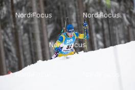 13.01.2021, Oberhof, Germany (GER): Martin Ponsiluoma (SWE) -  IBU World Cup Biathlon, sprint men, Oberhof (GER). www.nordicfocus.com. © Manzoni/NordicFocus. Every downloaded picture is fee-liable.